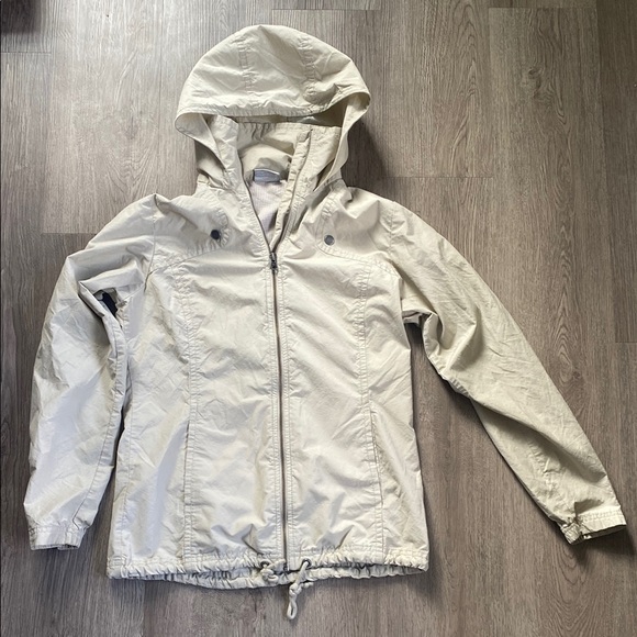 Columbia Jackets & Blazers - Columbia Cream Utility Jacket with Hood